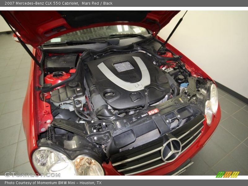 Mars Red / Black 2007 Mercedes-Benz CLK 550 Cabriolet