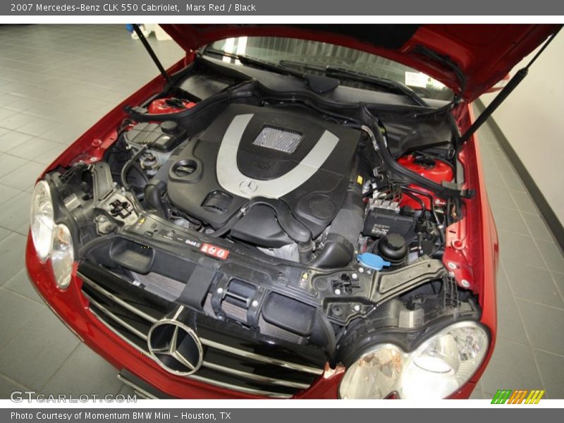 Mars Red / Black 2007 Mercedes-Benz CLK 550 Cabriolet