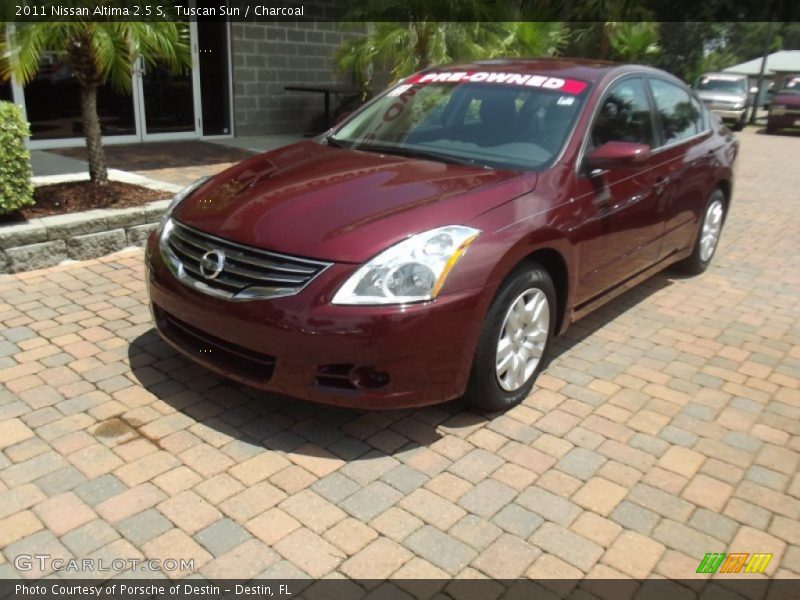 Tuscan Sun / Charcoal 2011 Nissan Altima 2.5 S