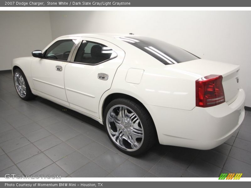 Stone White / Dark Slate Gray/Light Graystone 2007 Dodge Charger