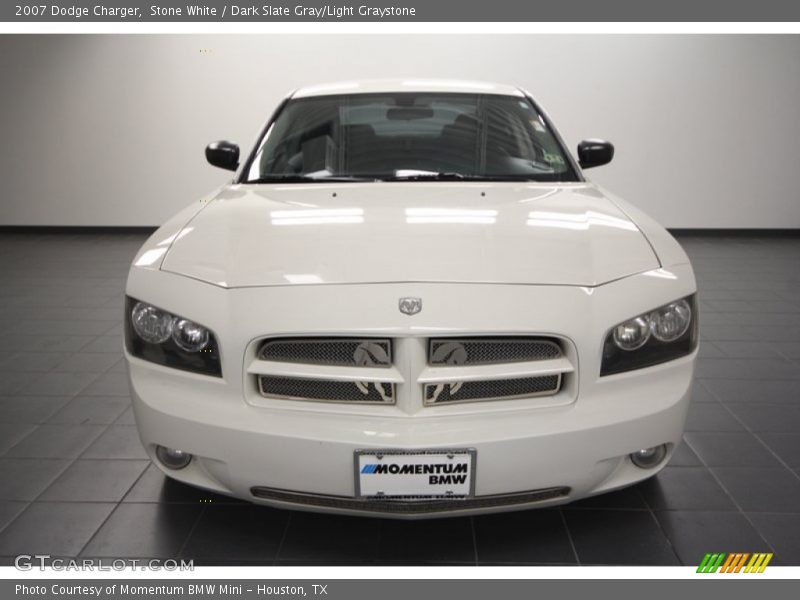 Stone White / Dark Slate Gray/Light Graystone 2007 Dodge Charger