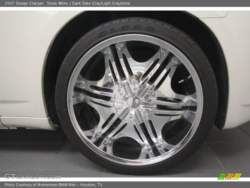 Stone White / Dark Slate Gray/Light Graystone 2007 Dodge Charger