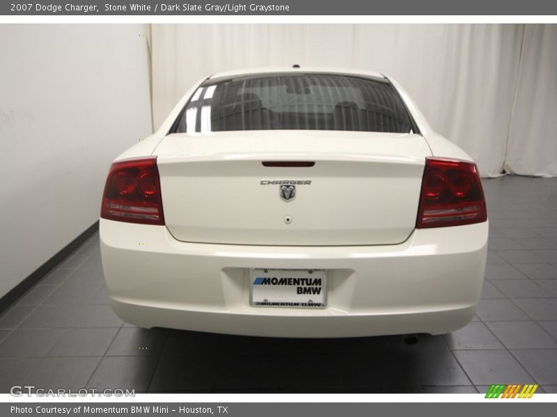 Stone White / Dark Slate Gray/Light Graystone 2007 Dodge Charger