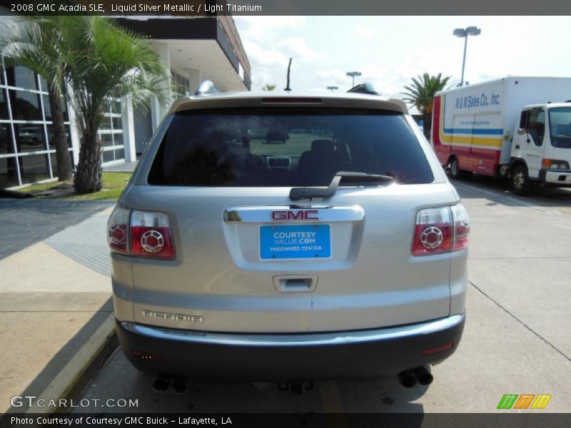 Liquid Silver Metallic / Light Titanium 2008 GMC Acadia SLE