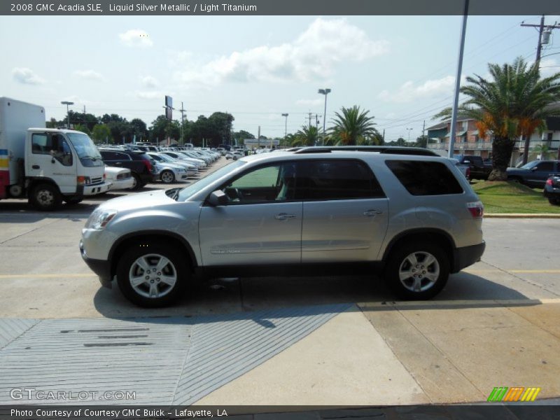 Liquid Silver Metallic / Light Titanium 2008 GMC Acadia SLE