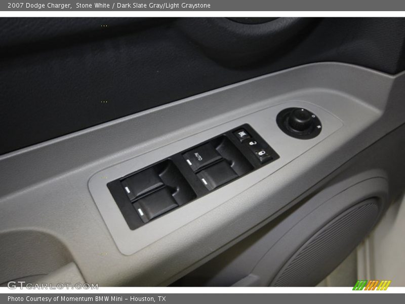Stone White / Dark Slate Gray/Light Graystone 2007 Dodge Charger