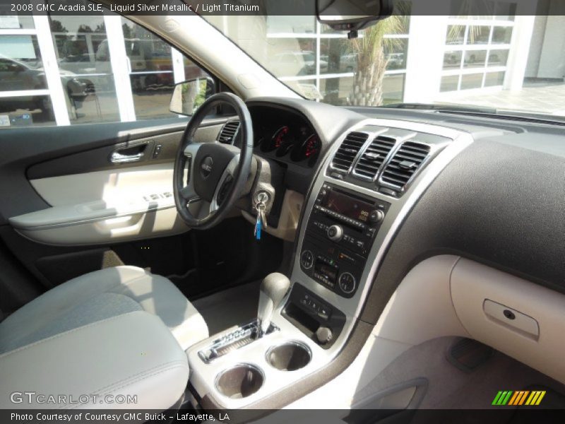 Liquid Silver Metallic / Light Titanium 2008 GMC Acadia SLE