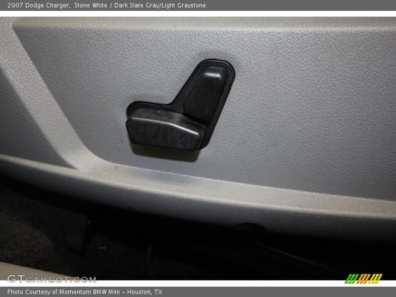 Stone White / Dark Slate Gray/Light Graystone 2007 Dodge Charger