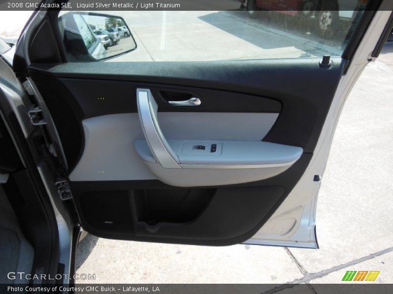 Liquid Silver Metallic / Light Titanium 2008 GMC Acadia SLE