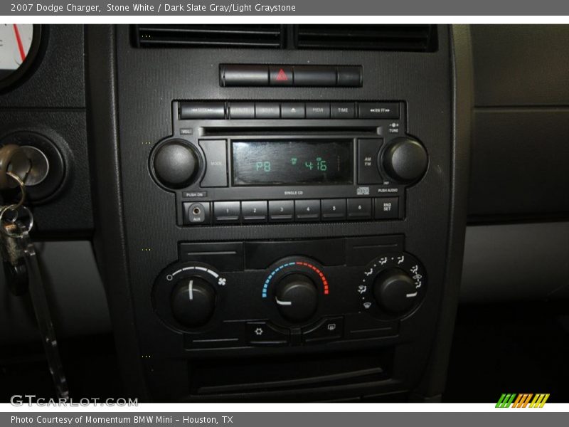 Stone White / Dark Slate Gray/Light Graystone 2007 Dodge Charger