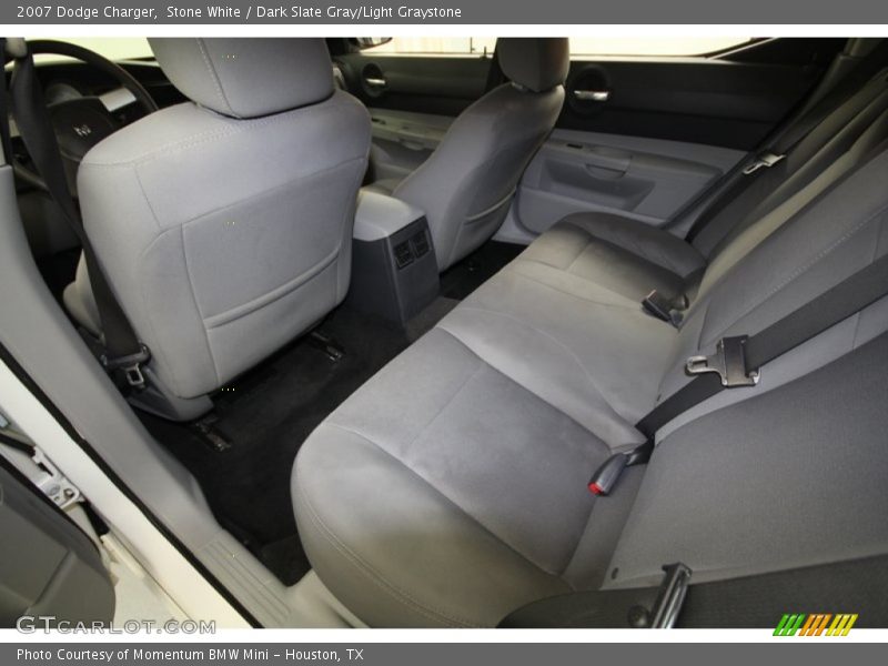 Stone White / Dark Slate Gray/Light Graystone 2007 Dodge Charger