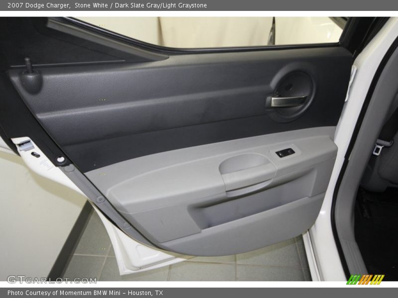 Stone White / Dark Slate Gray/Light Graystone 2007 Dodge Charger