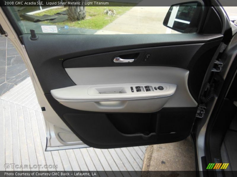 Liquid Silver Metallic / Light Titanium 2008 GMC Acadia SLE