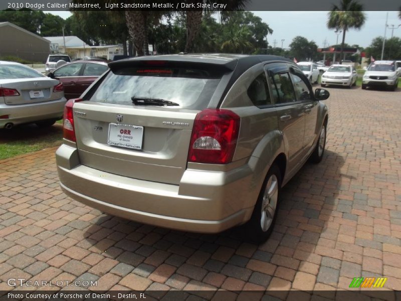 Light Sandstone Metallic / Dark Slate Gray 2010 Dodge Caliber Mainstreet