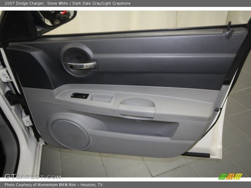 Stone White / Dark Slate Gray/Light Graystone 2007 Dodge Charger