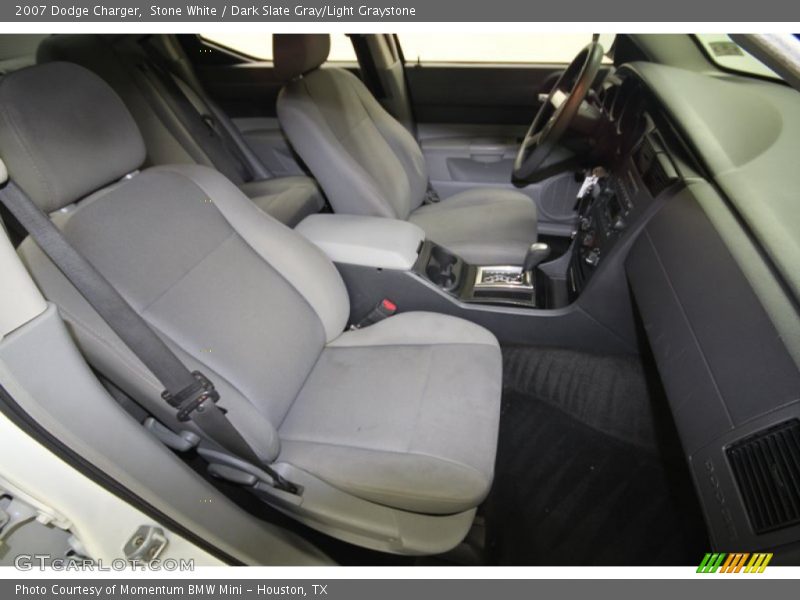 Stone White / Dark Slate Gray/Light Graystone 2007 Dodge Charger