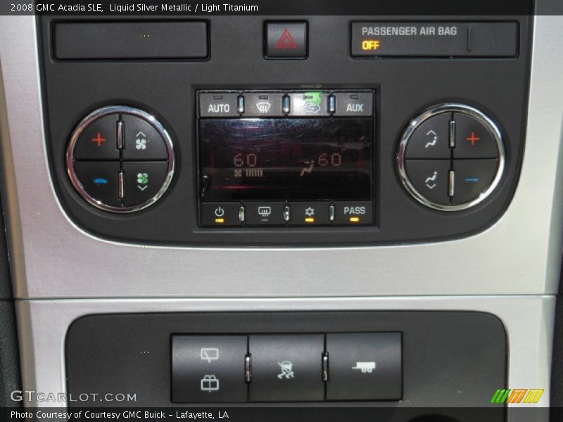 Liquid Silver Metallic / Light Titanium 2008 GMC Acadia SLE