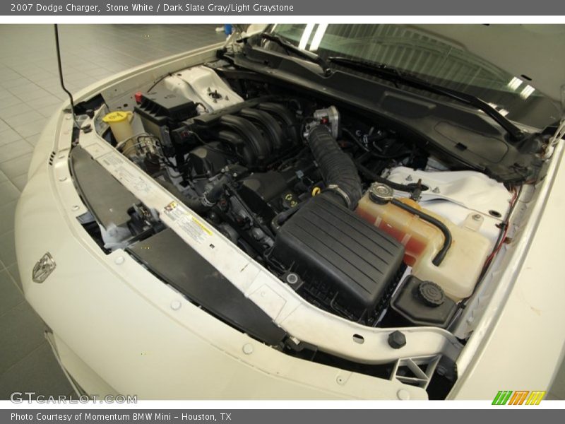 Stone White / Dark Slate Gray/Light Graystone 2007 Dodge Charger