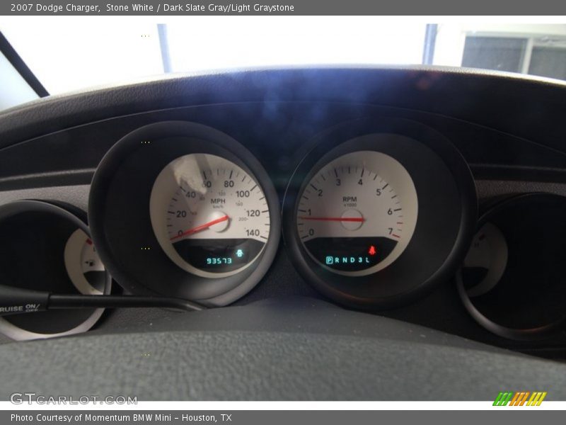 Stone White / Dark Slate Gray/Light Graystone 2007 Dodge Charger