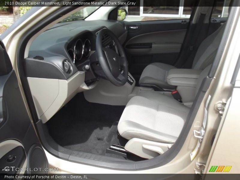 Light Sandstone Metallic / Dark Slate Gray 2010 Dodge Caliber Mainstreet