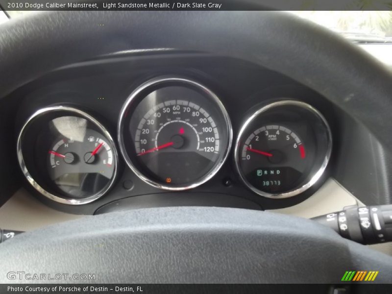 Light Sandstone Metallic / Dark Slate Gray 2010 Dodge Caliber Mainstreet