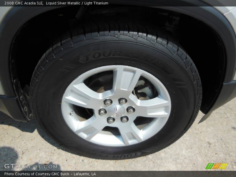 Liquid Silver Metallic / Light Titanium 2008 GMC Acadia SLE