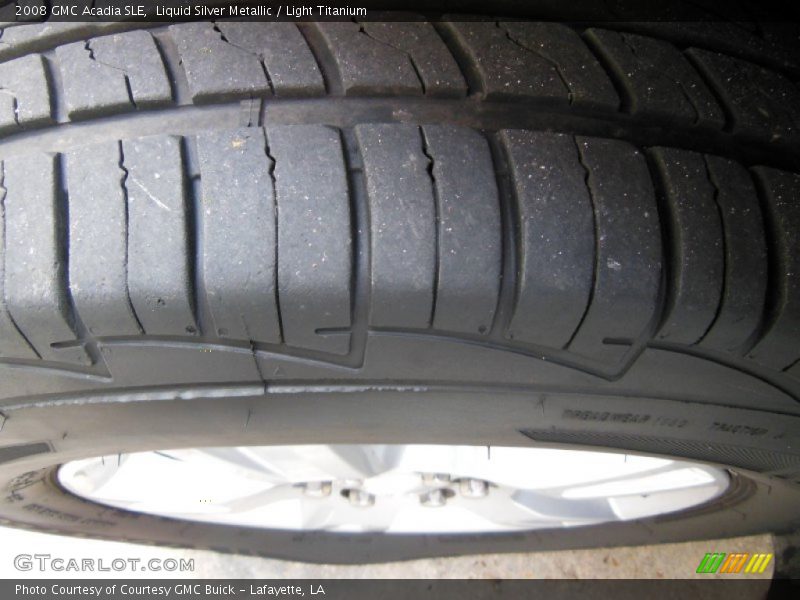 Liquid Silver Metallic / Light Titanium 2008 GMC Acadia SLE