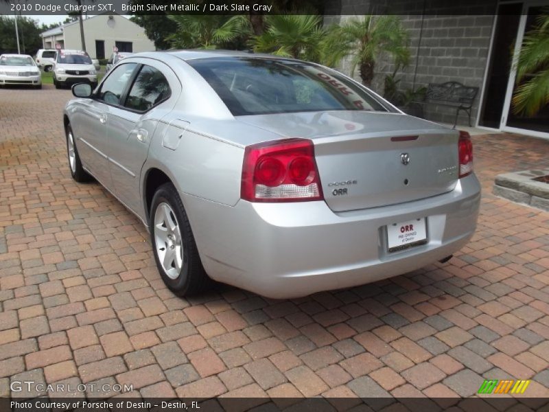 Bright Silver Metallic / Dark Slate Gray 2010 Dodge Charger SXT