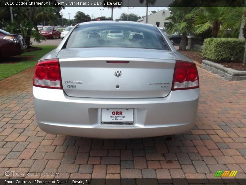 Bright Silver Metallic / Dark Slate Gray 2010 Dodge Charger SXT