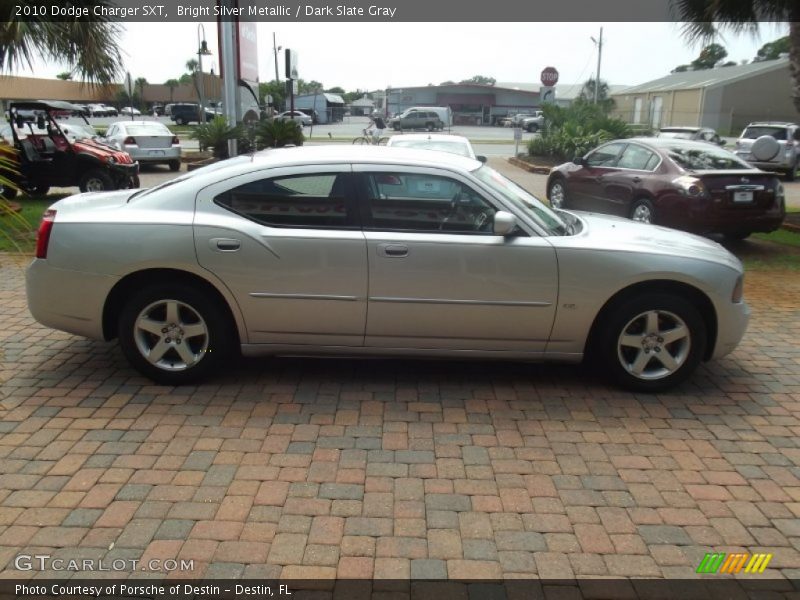 Bright Silver Metallic / Dark Slate Gray 2010 Dodge Charger SXT