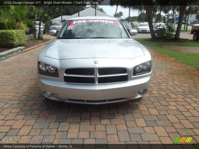 Bright Silver Metallic / Dark Slate Gray 2010 Dodge Charger SXT