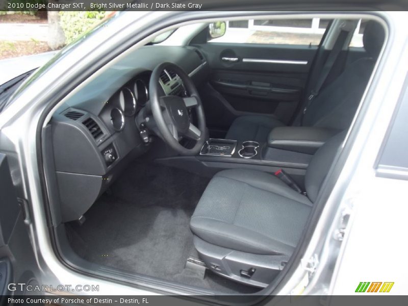 Bright Silver Metallic / Dark Slate Gray 2010 Dodge Charger SXT