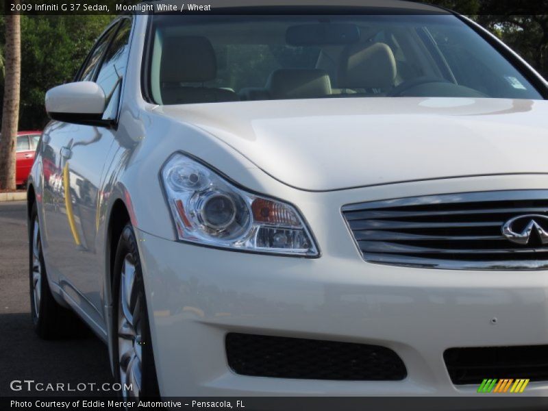 Moonlight White / Wheat 2009 Infiniti G 37 Sedan