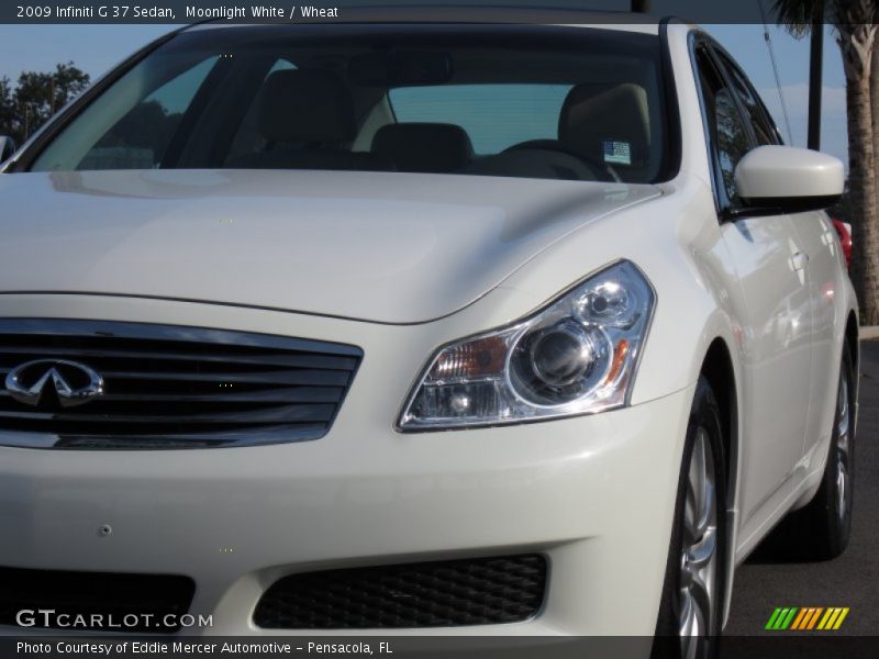 Moonlight White / Wheat 2009 Infiniti G 37 Sedan