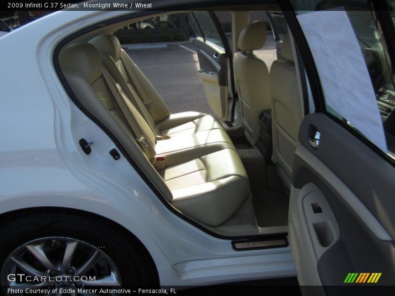 Moonlight White / Wheat 2009 Infiniti G 37 Sedan