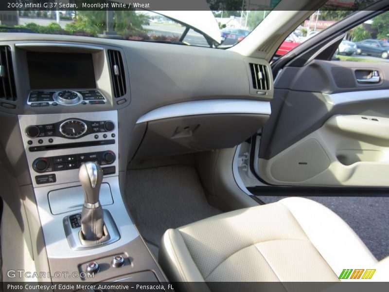 Moonlight White / Wheat 2009 Infiniti G 37 Sedan