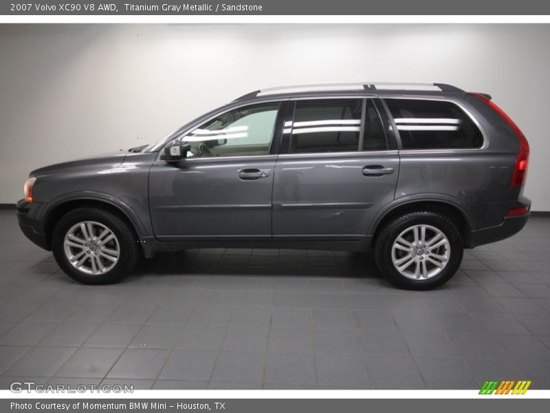 Titanium Gray Metallic / Sandstone 2007 Volvo XC90 V8 AWD