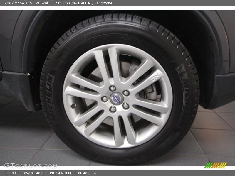 Titanium Gray Metallic / Sandstone 2007 Volvo XC90 V8 AWD