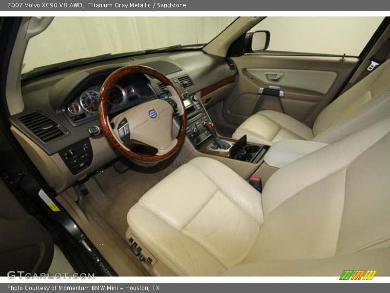 Titanium Gray Metallic / Sandstone 2007 Volvo XC90 V8 AWD