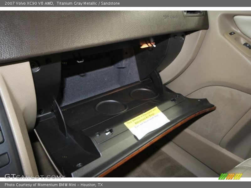 Titanium Gray Metallic / Sandstone 2007 Volvo XC90 V8 AWD
