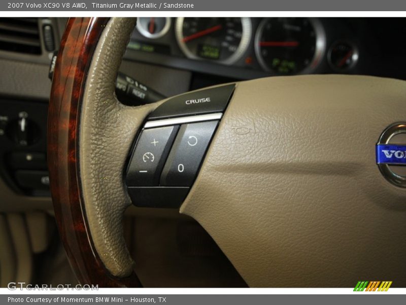 Titanium Gray Metallic / Sandstone 2007 Volvo XC90 V8 AWD