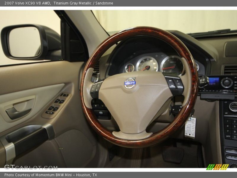 Titanium Gray Metallic / Sandstone 2007 Volvo XC90 V8 AWD