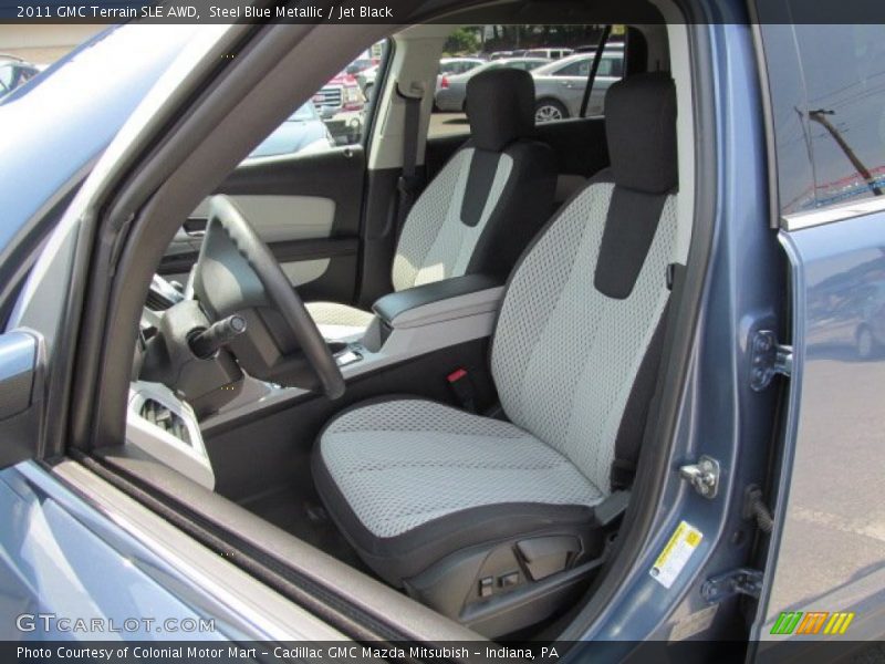 Steel Blue Metallic / Jet Black 2011 GMC Terrain SLE AWD