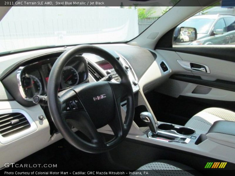 Steel Blue Metallic / Jet Black 2011 GMC Terrain SLE AWD