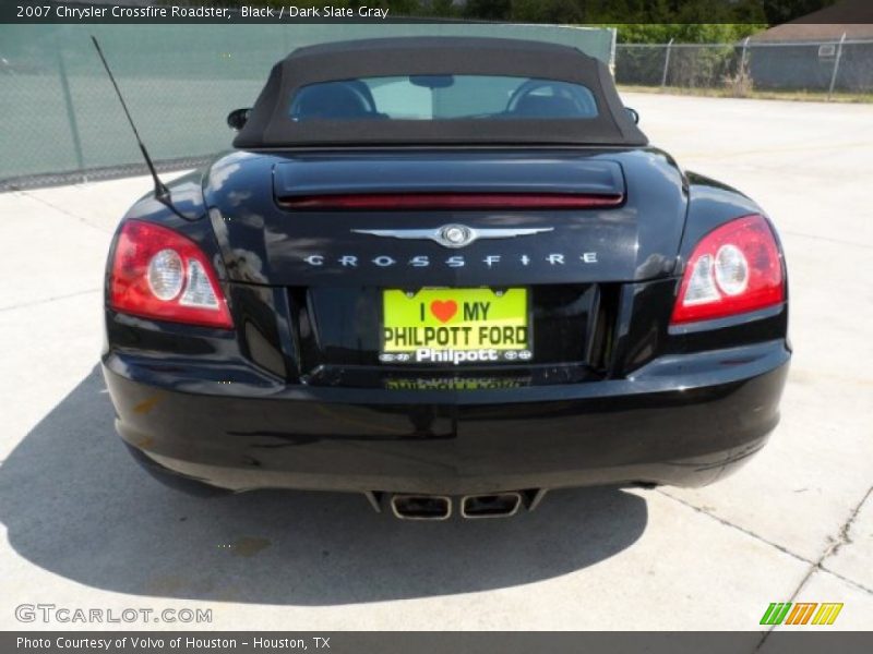 Black / Dark Slate Gray 2007 Chrysler Crossfire Roadster