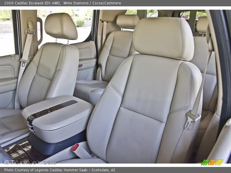 White Diamond / Cocoa/Cashmere 2009 Cadillac Escalade ESV AWD