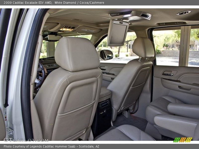 White Diamond / Cocoa/Cashmere 2009 Cadillac Escalade ESV AWD