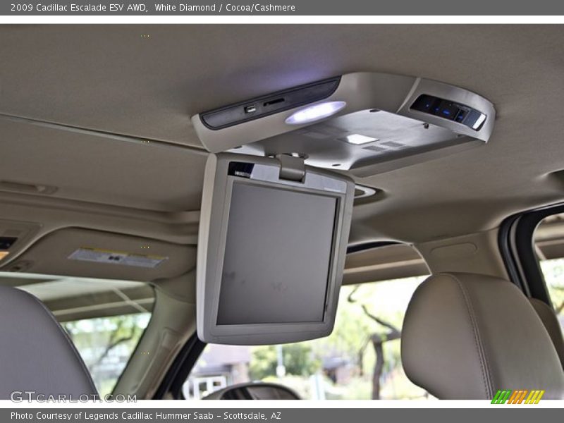White Diamond / Cocoa/Cashmere 2009 Cadillac Escalade ESV AWD