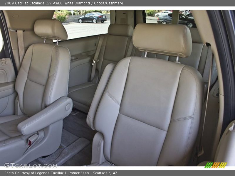 White Diamond / Cocoa/Cashmere 2009 Cadillac Escalade ESV AWD