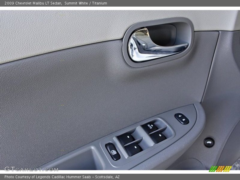 Summit White / Titanium 2009 Chevrolet Malibu LT Sedan